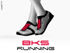 Sims 3 — BKS Running by LuxySims3 — Athletic Shoes for female. Young-Adult. 3 channels.