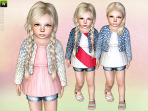 Sims 3 — Star Jacket Outfit by lillka — Star Jacket Outfit Everyday/Formal 3 styles/recolorable I hope you like it :)