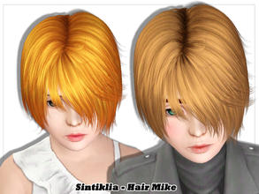 Sims 3 — Sintiklia - Child hair Mike by SintikliaSims — Child female and male version of hair With thumbnail