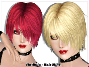 Sims 3 — Sintiklia - Female hair Mike by SintikliaSims — Female version of hair T/YA/A/E With thumbnail