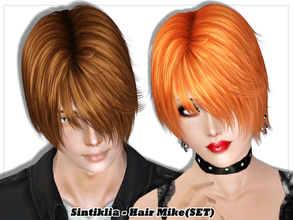 Sims 3 — Sintiklia - Hair Mike(SET) by SintikliaSims — Female,male, T/YA/A/E and child hair With thumbnails in CAS