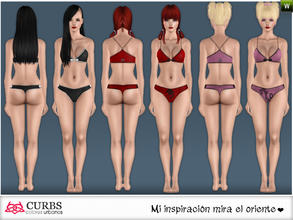 Sims 3 — curbs Sleepwear 02 by Colores_Urbanos — Sleepwear in 3 recolores, 2 recolorable area. valid for maternity!!!