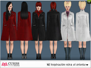 Sims 3 — curbs Outerwear 04 by Colores_Urbanos — Outerwear in 3 recolores, 3 recolorable area. valid for maternity!!!