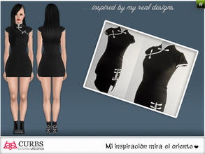 Sims 3 — curbs mini dress 06 by Colores_Urbanos — Everyday in 3 recolores, 2 recolorable area. valid for maternity!!!