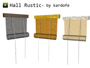 Sims 3 — kar_Rustic hall_Curtain2 by kardofe — Curtain by kardofe