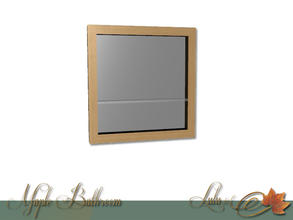 Sims 3 — Maple Bathroom Mirror by Lulu265 — Part of the Maple bathroom Set Fully CAStable Made by Lulu265 for TSR. Please