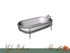 Sims 3 — Maple Bathroom Tub by Lulu265 — Part of the Maple bathroom Set Fully CAStable Made by Lulu265 for TSR. Please do