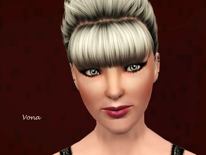 Sims 3 — Vona  by smellyfish2 — Vona. Born to conservative parents, rebellious Vona decided to break away from her boring