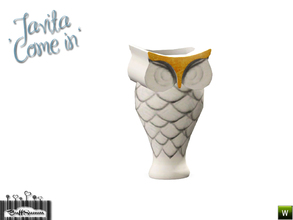 Sims 3 — Tavita Vase 'Owl' by BuffSumm — Part of the *Tavita-Sets* ***TSRAA***