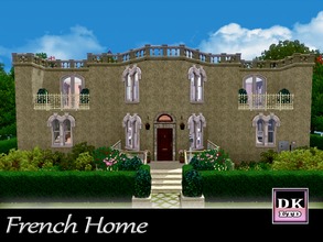 Sims 3 — French Home by DK_LTD — This beautiful french home is a mixture of traditional and modern, it has 2 double