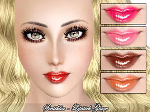 Sims 3 — Sintiklia - Lipstick Glaze by SintikliaSims — T/YA/A/E With thumbnail in CAS 4 channels( how to recolor see 4th