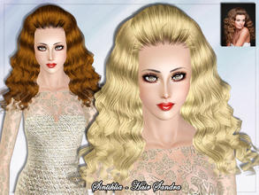 Sims 3 — Sintiklia - Female hair Sandra by SintikliaSims — T/YA/A/E All LODs included Good with fat morph With thumbnail
