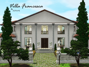 Sims 3 — Villa Francesca by -Jotape- — A neoclassical and luxurious villa, Villa Francesca has a beautiful layout, a big