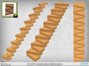 Sims 3 — Unusual Stair by CATcorp by CATcorp — Do not reupload to another sites! Full recolorable