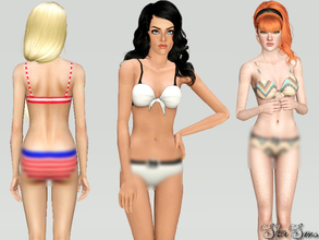 Sims 3 — Sunny beach top by StarSims — The perfect outfit for a day on the beach enjoying the sun.Include a bikini top,