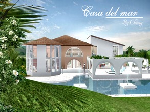 Sims 3 — Casa del mar by chemy — Located on it's own private island, this Mediterranean Villa is ideal for year round