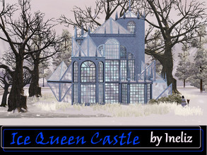 Sims 3 — Ice Queen Castle  by Ineliz — If your sims wish to find an isolated place, where they can enjoy nature and play