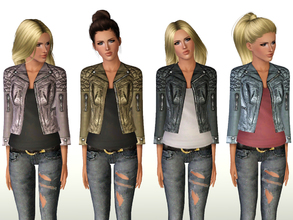 Sims 3 — Outdoor SET05-3 by ShakeProductions — Outdoor leather jacket