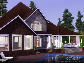 Sims 3 — The Coventry by trin3032 — Sumptuous outdoor living in suburbia! The Coventry is a traditional style house on a