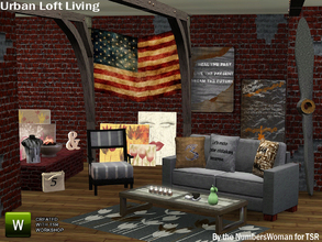 Sims 3 — Urban Loft Living by TheNumbersWoman — True Urban Style this is the urban loft living. Contemporary and lofty