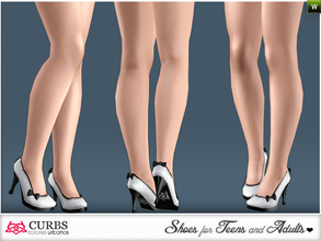 Sims 3 — vintage shoes for teens and adults 02 by Colores_Urbanos — set shoes for teens and adults. in 6 recolores, 2