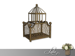 Sims 3 — Practical Storage Bird cage by Lulu265 — Part of the Practical Storage Set Fully CAStable Made by Lulu265 for