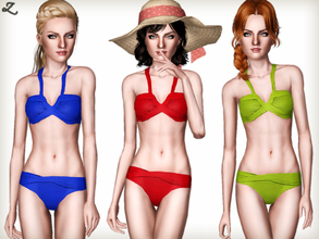 Sims 3 — Fashion Set 5 by zodapop — Unleash your inner beach goddess with this stylish bikini. ~ Custom launcher