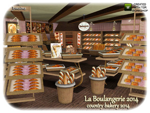 Sims 3 — Countryside Bakery 2014  ( farms and countryside theme) by jomsims — For TSR theme. Farms and countryside. Many