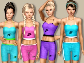 Sims 3 — Sporty Gals Outfit [YATeen] by Margeh-75 — - a cute sporty outfit for teenage girl and Adult sims -2