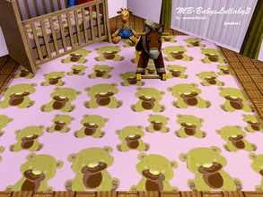 Sims 3 — MB-BabysLullaby3 by matomibotaki — Sweet baby pattern with 3 recolorable palettes, to find under - Theme - , by