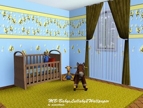 Sims 3 — MB-BabysLullaby2Wallpaper by matomibotaki — MB-BabysLullaby2Wallpaper. cute wallpaper with 3 recoloralble
