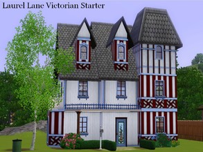 Sims 3 — Laurel Lane Victorian Starter by cm_11778 — A cute Victorian Starter home that your budget conscience Sims will
