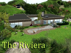 Sims 3 — The Riviera by orlov — The Riviera This modern house offers plenty of room for a large family or group of