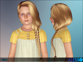 Sims 3 — Alesso - Cliche (Child) by Anto — Female hair for children