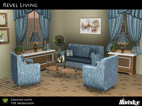 Sims 3 — Revel Living by Mutske — Revel Living is not just a Living. You can change it to every mood you want. Make sure