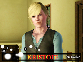 Sims 3 — Kristoff by Ineliz — To complete an adventure of saving an Ice Queen Elsa, you are in need of one more