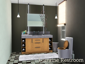 Sims 3 — Lorraine Restroom by Angela — Lorraine Restroom, a new part of your sims home to decorate in the Lorraine style,