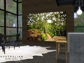 Sims 3 — Australian Bush Wall IV by peskimus — A large picture to add a touch of Australia to your Sims home!