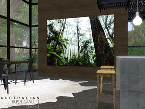 Sims 3 — Australian Bush Wall I by peskimus — A large picture to add a touch of Australia to your Sims home!