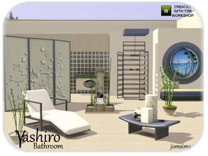 Sims 3 —  by jomsims — The definition yashiro means sanctuary. For this bathroom I was inspired japan. A little sanctuary