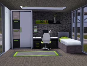 Sims 3 — Keely Bedroom by sim_man123 — A clean, simple, and fun bedroom for teens and young adults - perfect for a dorm