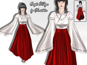 Sims 3 — Sintiklia - Outfit Kikyo by SintikliaSims — for YA/A female sims 3 types( with necklace, without necklace,