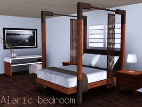 Sims 3 — Alaric bedroom by spacesims — A modern and a comfortable bedroom made of most quality materials with a decent