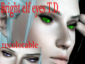 Sims 3 — Bright elf eyes_T.D. by Sylvanes2 — 2 eye contacts for your fantasy sims, for male and female, from toddler to