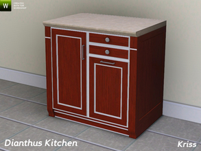 Sims 3 — Dianthus Kitchen Trashcompactor by Kriss — Luxurious, dramatic, country or just plain stylish urban? This