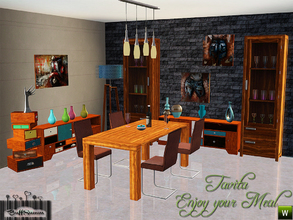 Sims 3 — Tavita 'Enjoy your Meal' by BuffSumm — This is the perfect set for individualist. It is inspired by the colours
