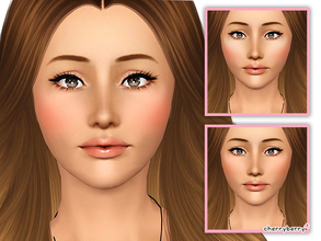 Sims 3 — Make me perfect blush by CherryBerrySim — This blush will make your sims' face shine! It can be used as a pink