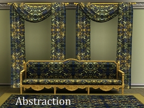 Sims 3 — abstraction 1 by orlov — an overall abstracted pattern suitable for curtain, carpets, walls and larger scale