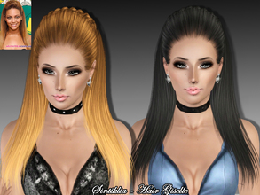 Sims 3 — Sintiklia - Female hair Giselle by SintikliaSims — T/YA/A/E Inspired from Beyonce hair Have breast sliders Hope
