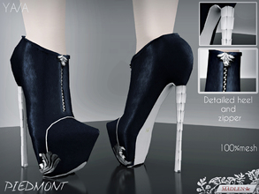 Sims 3 — Madlen Piedmont Shoes by MJ95 — Exquisite new anckle boots for your sim! Breathtaking details and magnificent